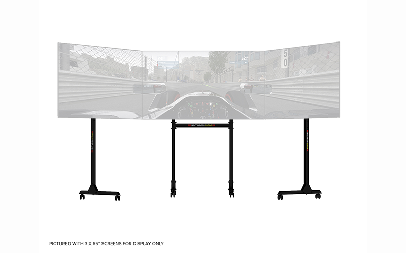 Free Standing Triple Monitor Stand (3)